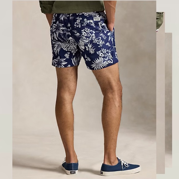 NWT Polo Ralph Lauren 5.75-Inch Traveler Polo Bear Swim Trunk - Picture 3 of 5